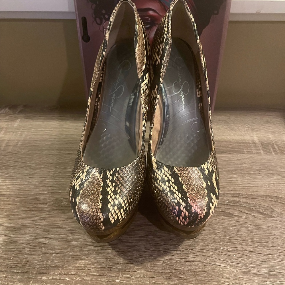 Jessica Simpson Snake Print Women's Heels
